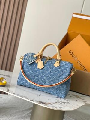 cheap quality Monogram Speedy BANDOULIERE Denim M14430